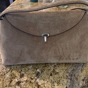 TOTEME  Tan Suede carried one time !
Purchased Neiman Marcus Houston galleria !